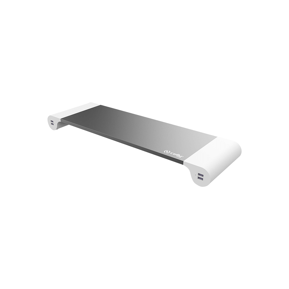 CELLY ΒΑΣΗ ΟΘΟΝΗΣ ΜΕ 4 USB 10W ΛΕΥΚΗ