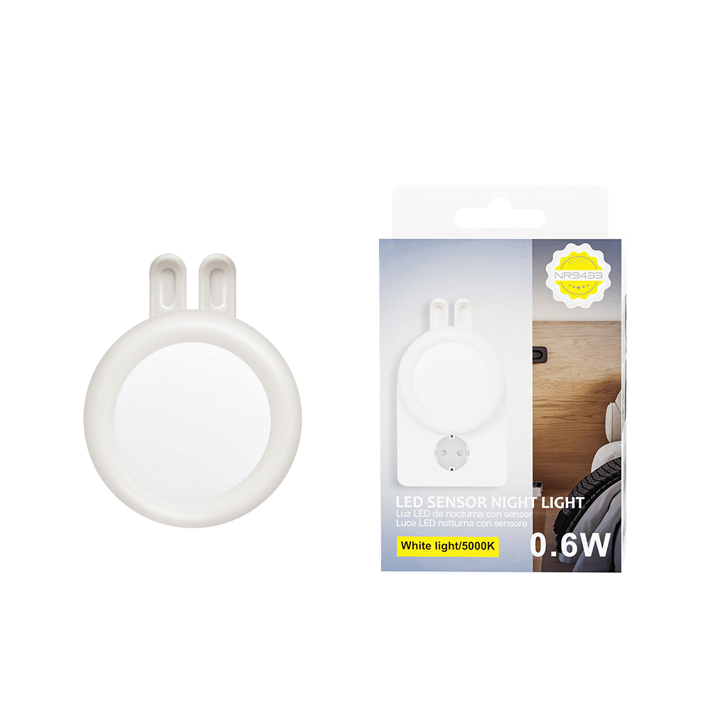 MTK ΦΩΤΑΚΙ ΝΥΚΤΟΣ LED ΜΕ ΑΙΣΘΗΤΗΡΑ 5000Κ 0.6W ΛΕΥΚΟ