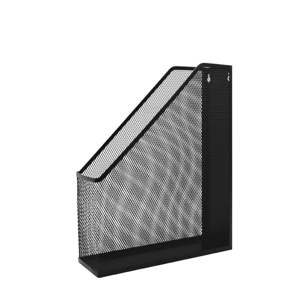 METRON ΑΡΧΕΙΟΘΗΚΗ ΜΕΤΑΛΛΙΚΗ 25x7.2x31.5cm ΜΑΥΡΗ