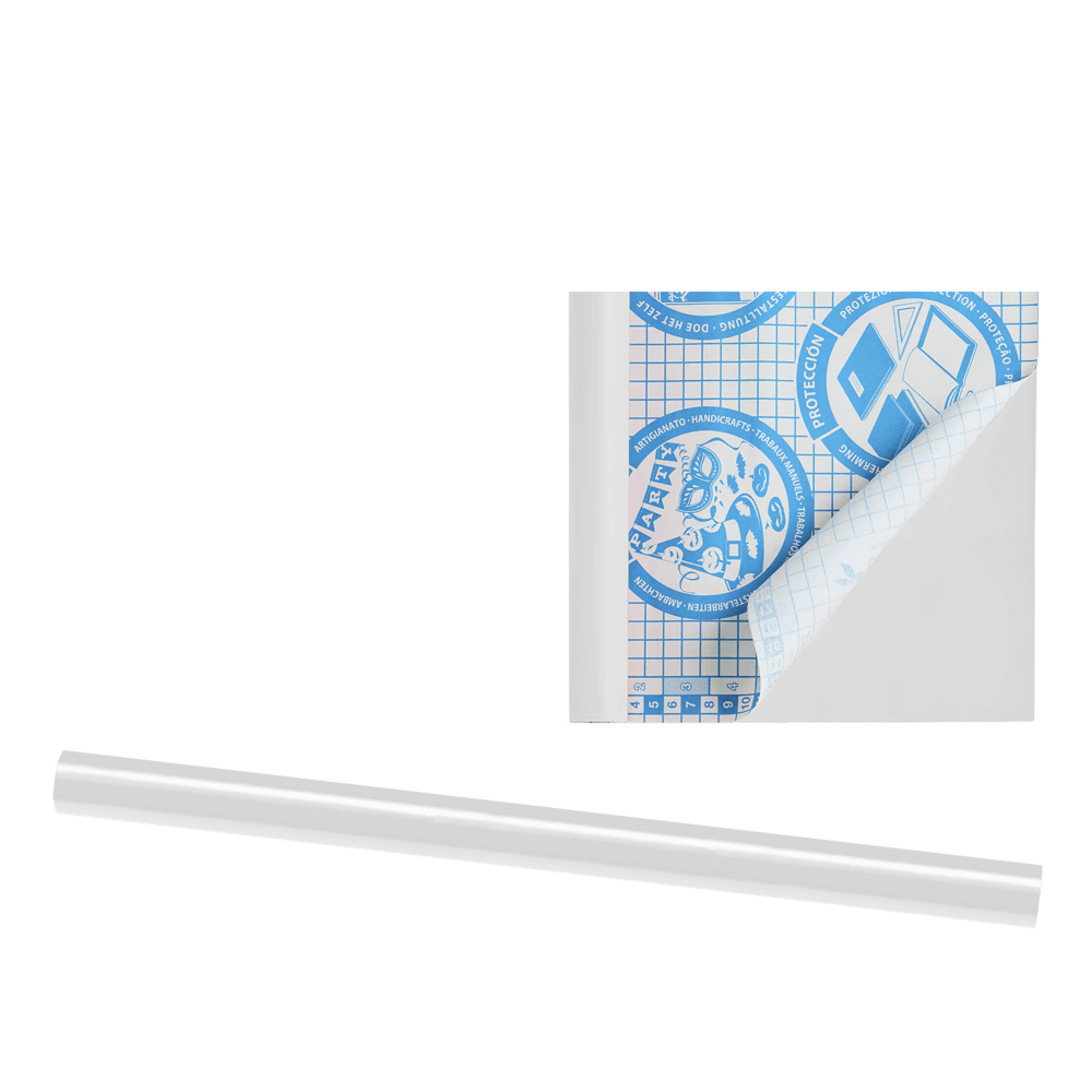 SADIPAL ΑΥΤΟΚΟΛΛΗΤΟ ΡΟΛΟ ΠΛΑΣΤΙΚΟ 0.50x2m 70micron VINYL ΛΕΥΚΟ