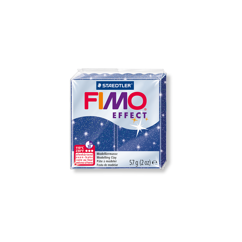 STAEDTLER 6x57gr FIMO EFFECT GLITTER BLUE