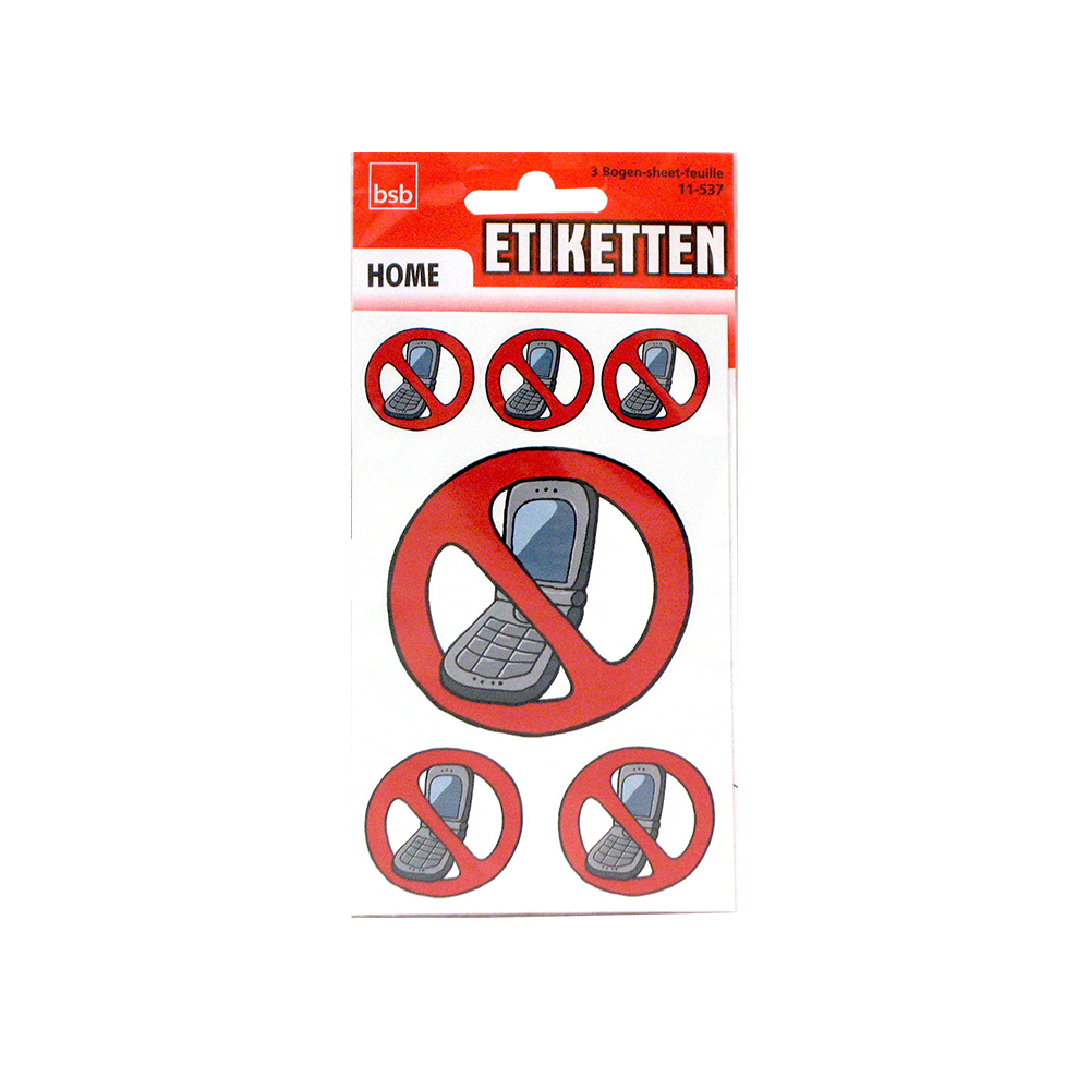 BSB ΑΥΤΟΚΟΛΛΗΤΑ BLISTER 3 ΦΥΛΛΑ 7.8x12.5cm DECO ΑΠΑΓΟΡΕΥΕΤΑΙ Η ΧΡΗΣΗ ΚΙΝΗΤΟΥ