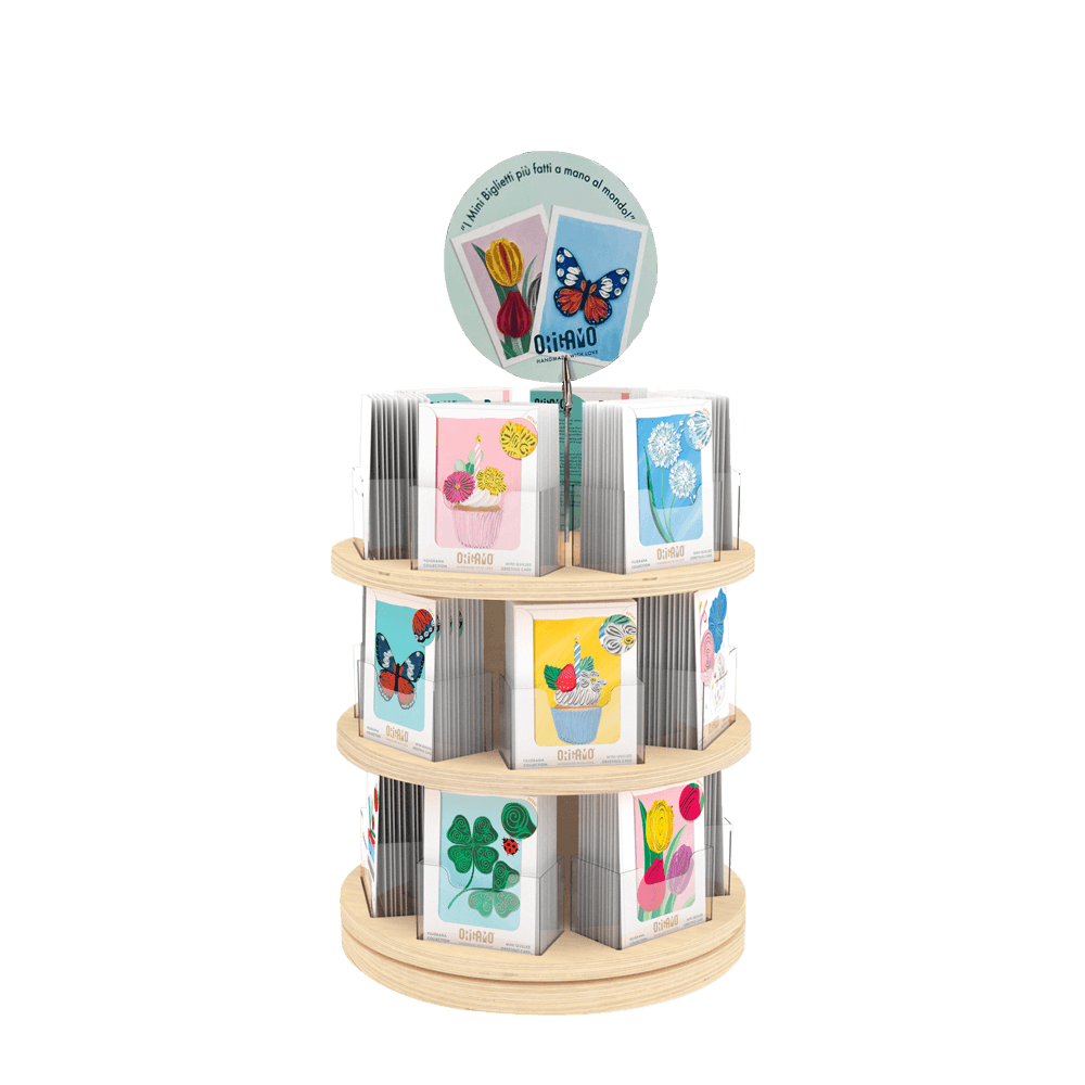 ORIGAMO ΒΙΤΡΙΝΑ ΓΕΜΑΤΗ ΜΙΝΙ ΚΑΡΤΕΣ ΕΠΙΤΡΑΠΕΖΙΑ 20x30x30cm 1 (Το προιόν πωλείται σε μεμονωμένα τεμάχια του ενός)