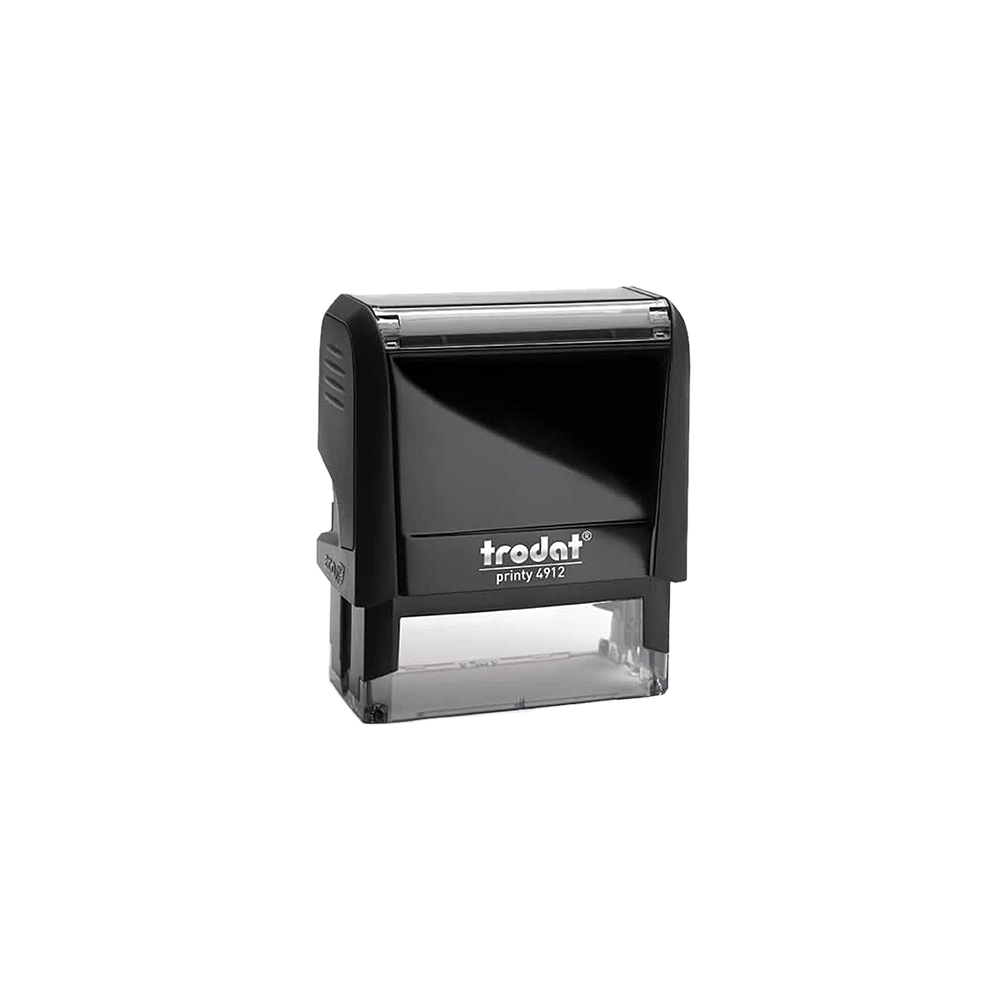TRODAT ΣΦΡΑΓΙΔΑ ΜΑΥΡΟ ΜΕΛΑΝΙ 47x18mm PRINTY 4912 ΜΑΥΡΗ