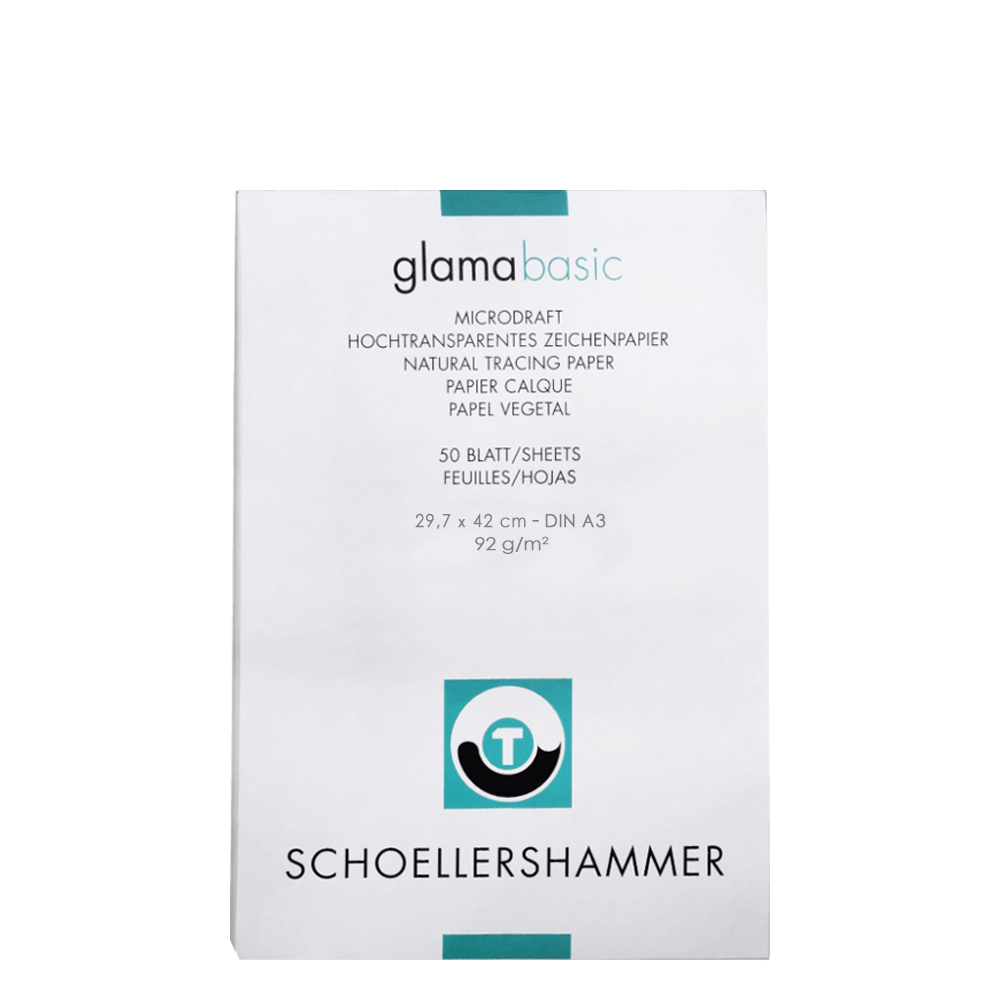 SCHOELLER ΜΠΛΟΚ ΧΑΡΤΙ ΔΙΑΦΑΝΕΣ ΡΙΖΟΧΑΡΤΟ Α3 50 ΦΥΛΛΑ 92gsm
