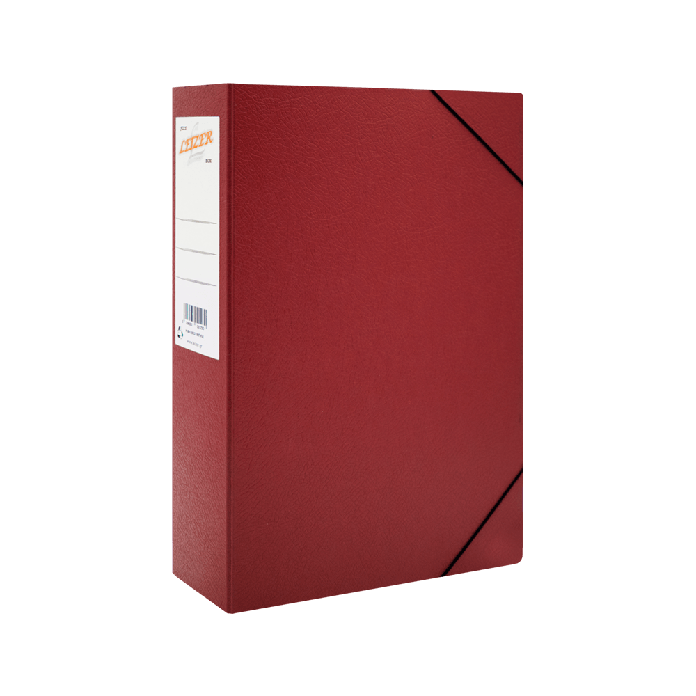 LEIZER ΚΟΥΤΙ ΜΕ ΛΑΣΤΙΧΟ FIBER 25x35x11cm ΜΠΟΡΝΤΩ