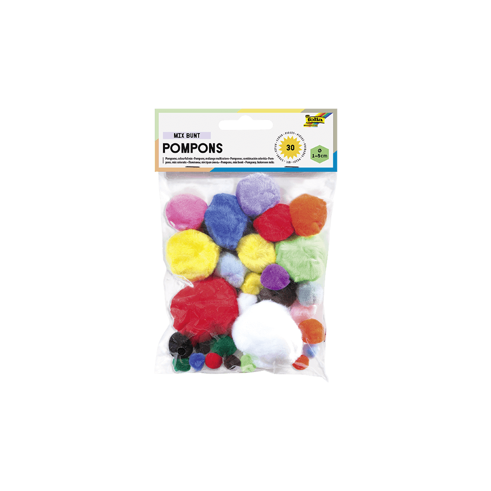 FOLIA ΠΟΜ ΠΟΜ BLISTER 30 ΤΕΜΑΧΙΑ 1-5cm