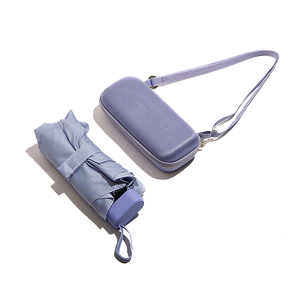 MUITOMAS ΟΜΠΡΕΛΑ ΜΕ ΘΗΚΗ ΤΣΑΝΤΑΚΙ 16.5x7.5x4.5cm ΒΙΟΛΕΤΙ