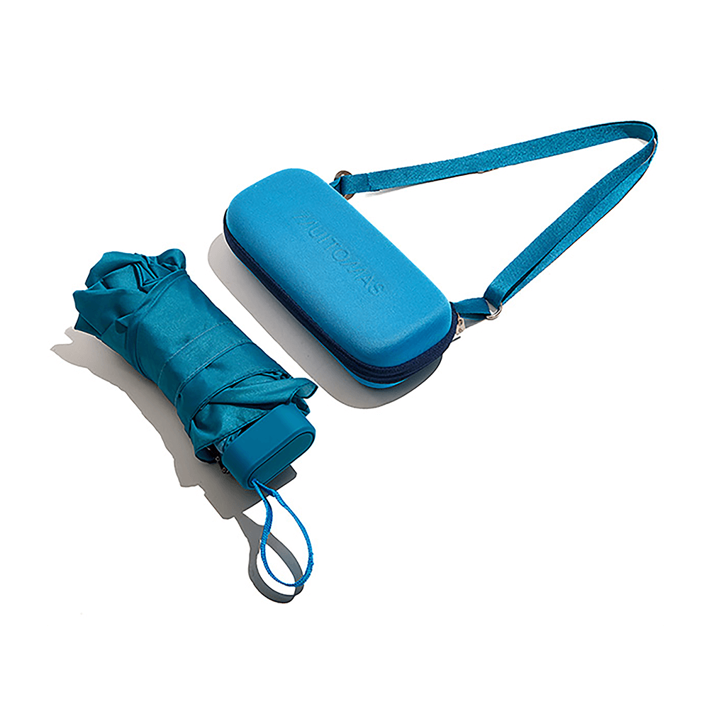 MUITOMAS ΟΜΠΡΕΛΑ ΜΕ ΘΗΚΗ ΤΣΑΝΤΑΚΙ 16.5x7.5x4.5cm ΜΠΛΕ