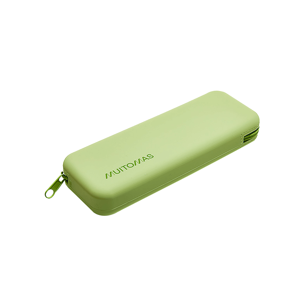 MUITOMAS ΚΑΣΕΤΙΝΑ ΘΗΚΗ ΣΙΛΙΚΟΝΗΣ 19.5x7.8x3.5cm ΠΡΑΣΙΝH
