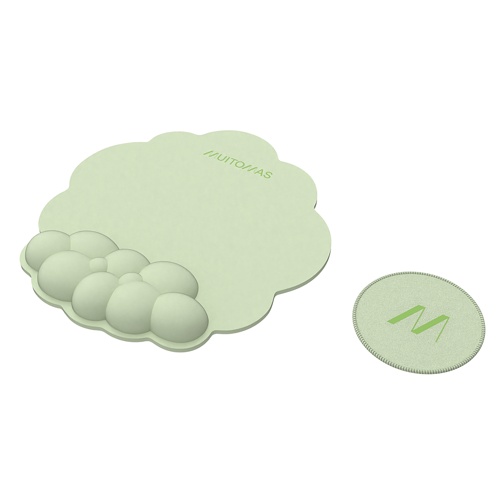 MUITOMAS MOUSE PAD ΕΡΓΟΝΟΜΙΚΟ & ΣΟΥΒΕΡ 29x27.3cm ΠΡΑΣΙΝΟ
