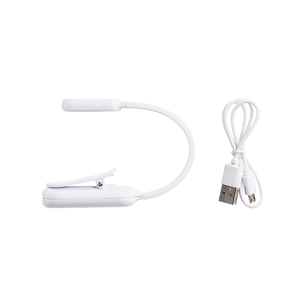 MIQUELRIUS ΦΩΣ ΑΝΑΓΝΩΣΗΣ ΜΕ ΚΛΙΠ 21.5x2.5cm ΛΕΥΚΟ