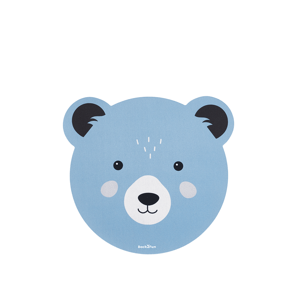 BACK2FUN MOUSE PAD BLISTER 21.6x20cm ΑΡΚΟΥΔΑΚΙ