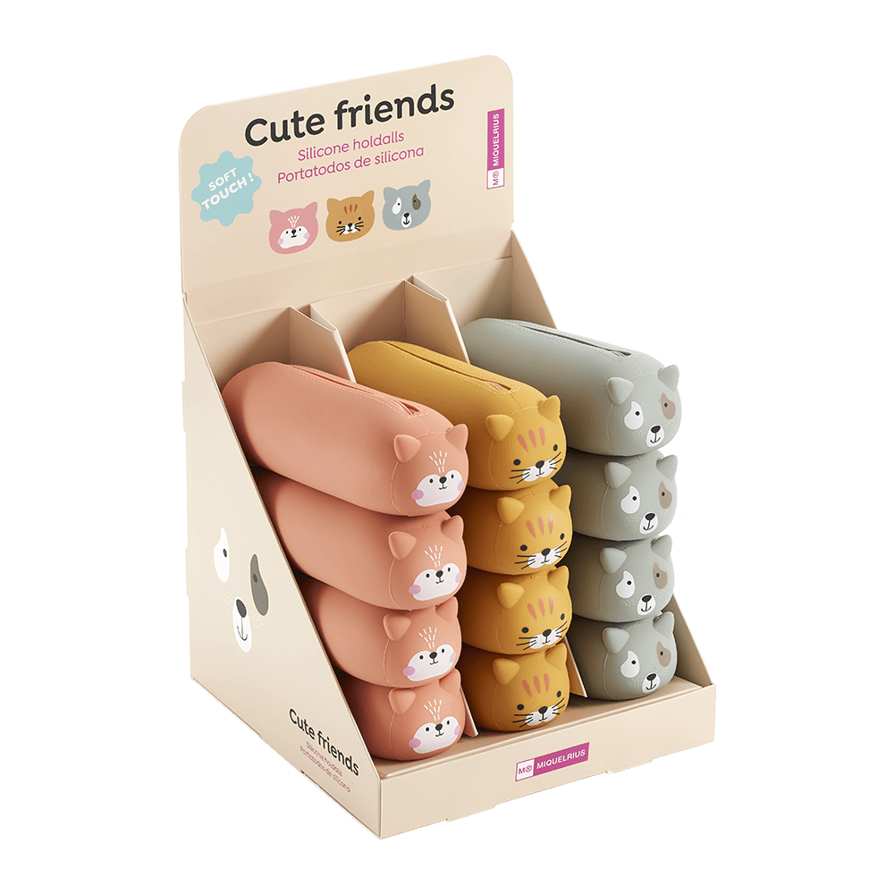 BACK2FUN ΒΙΤΡΙΝΑ ΓΕΜΑΤΗ ΚΑΣΕΤΙΝΑ ΘΗΚΗ ΣΙΛΙΚΟΝΗΣ 21x33.5x21.5cm CUTE ΑΣΣΟΡΤΙ 12  (Το προιόν πωλείται σε μεμονωμένα τεμάχια του εν