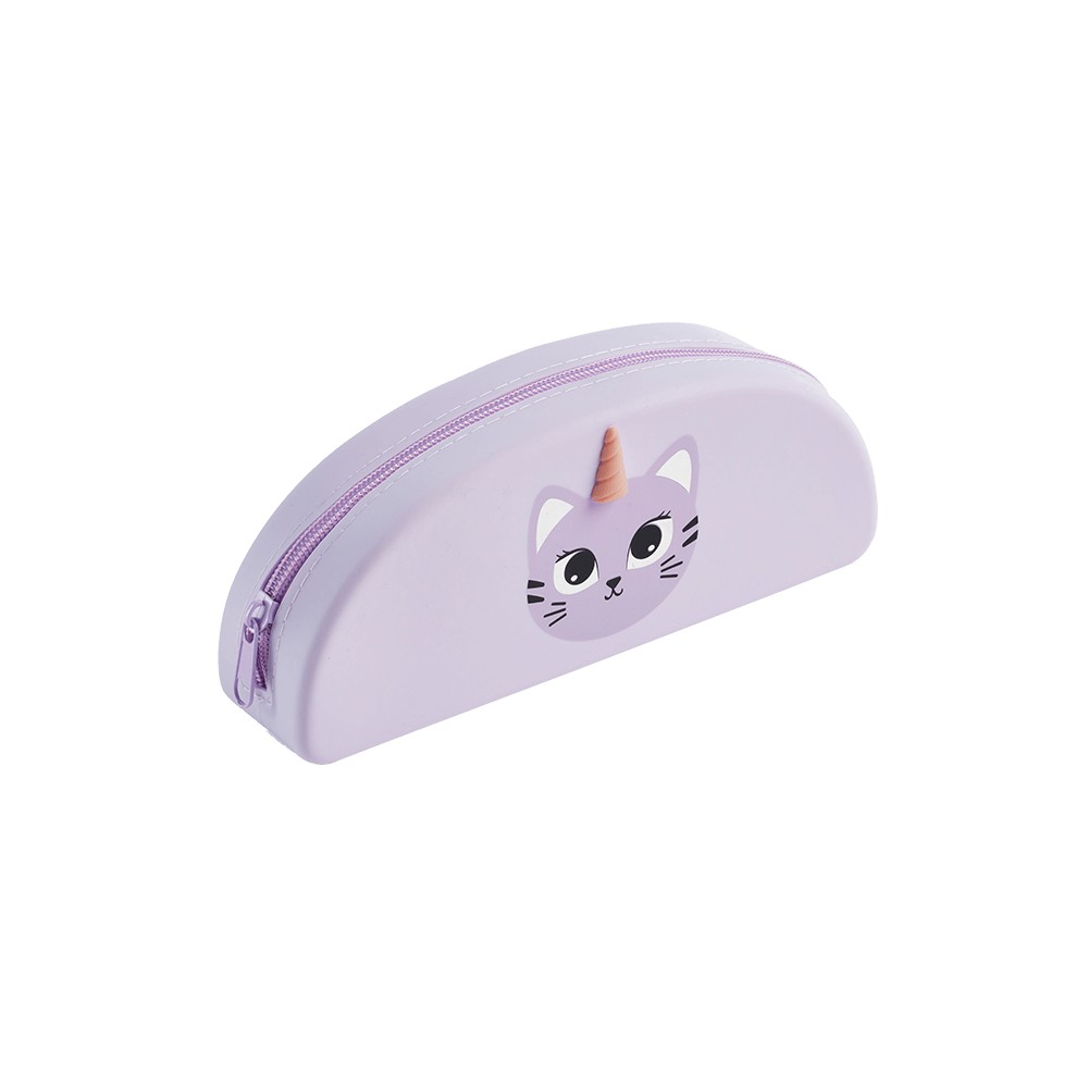 BACK2FUN ΚΑΣΕΤΙΝΑ ΘΗΚΗ ΣΙΛΙΚΟΝΗΣ 19.5x8x4.2cm PUPPIES ΓΑΤΑ