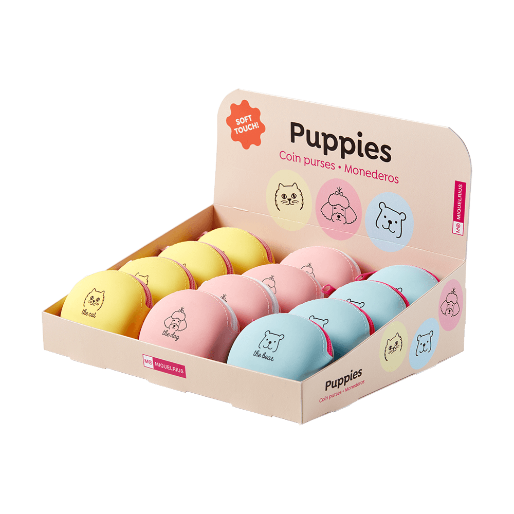 MIQUELRIUS ΠΟΡΤΟΦΟΛΙ ΓΙΑ ΚΕΡΜΑΤΑ ΣΙΛΙΚΟΝΗ 10x8x3cm ANIMALS BACK2FUN ΒΙΤΡΙΝΑ 12Τ. (Το προιόν πωλείται σε μεμονωμένα τεμάχια του ε