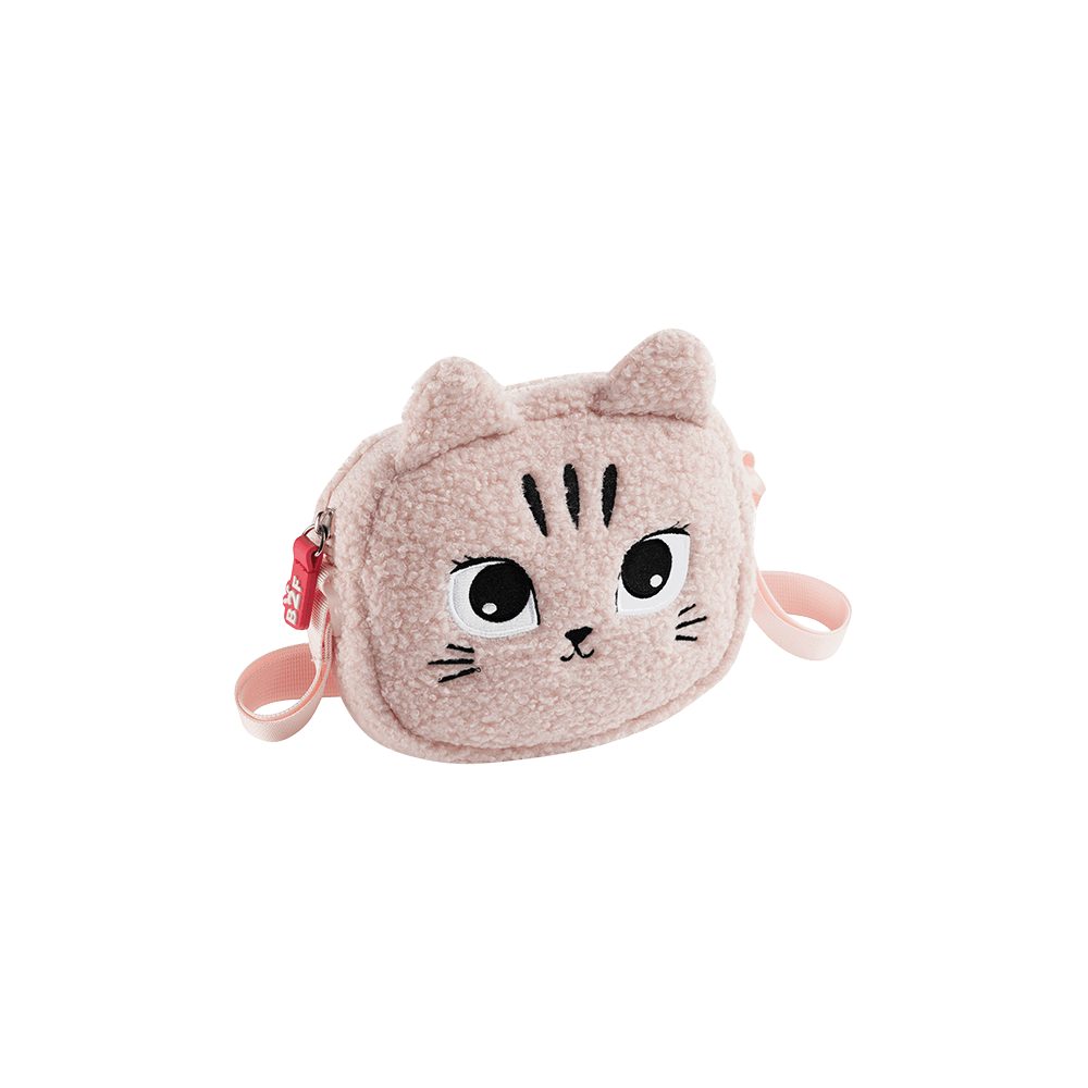 BACK2FUN ΤΣΑΝΤΑKI 17.5x16x3.5cm FLUFFY ΓΑΤΑΚΙ