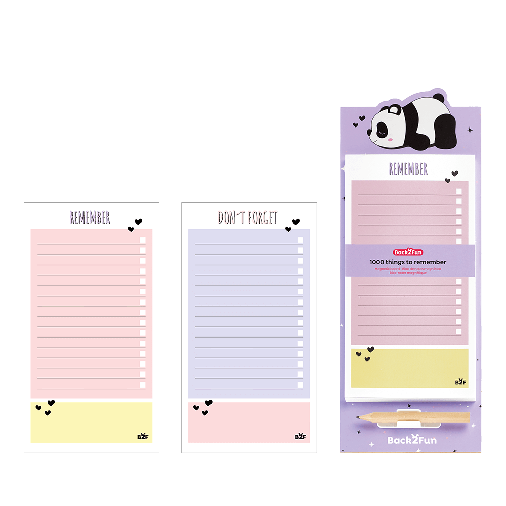 BACK2FUN ΧΑΡΤΙ ΣΗΜΕΙΩΣΕΩΝ ΜΑΓΝ. ΡΙΓΕ ΜΕ ΜΟΛΥΒΙ 60Φ 11x18cm 90gsm