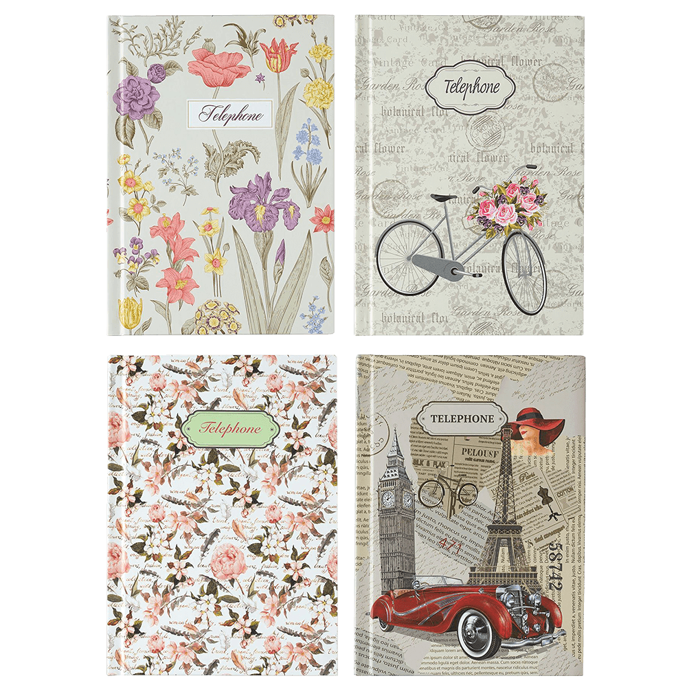 ΕΥΡΕΤΗΡΙΟ ΤΗΛΕΦΩΝΟΥ ΠΛΑΣΤΙΚΟΠΙΗΜΕΝΟ ΕΞΩΦΥΛΛΟ 17x24cm Νο9 VINTAGE