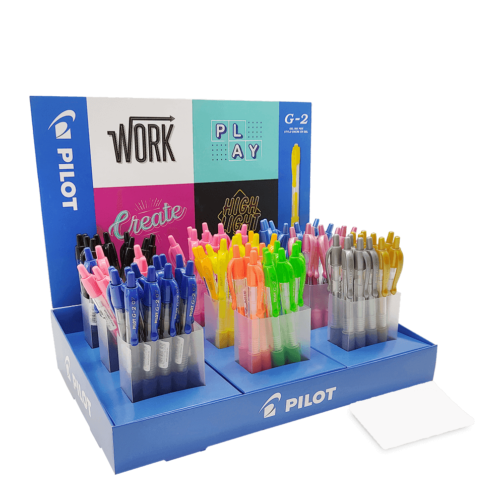 PILOT ΒΙΤΡΙΝΑ ΓΕΜΑΤΗ ΣΤΥΛΟ G-2 0.7mm 12 ΧΡΩΜΑΤΑ ΑΣΣΟΡΤΙ ΒΙΤΡΙΝΑ 144 ΤΕΜΑΧΙ? (Το προιόν πωλείται σε μεμονωμένα τεμάχια του ενός)