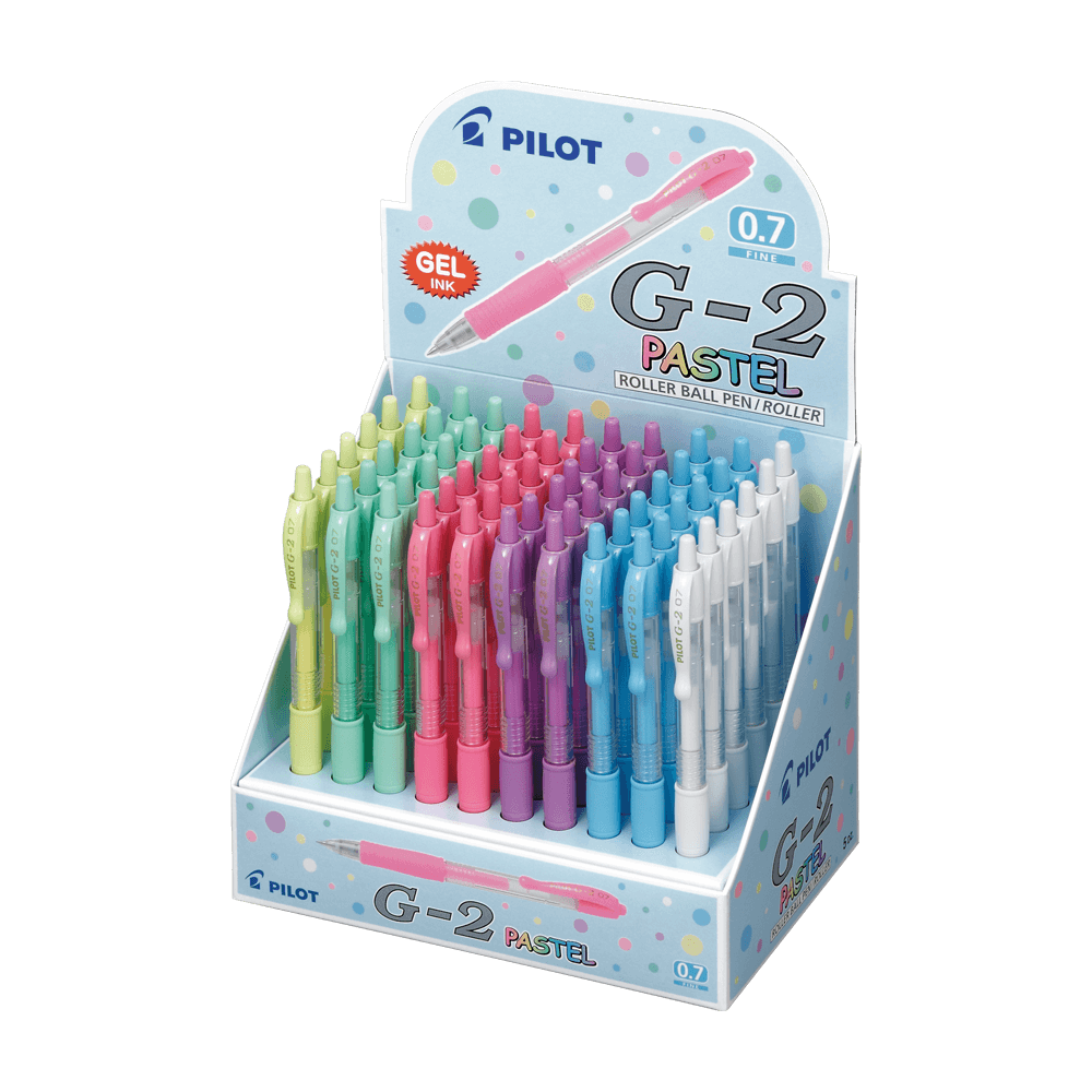 PILOT ΒΙΤΡΙΝΑ ΓΕΜΑΤΗ ΣΤΥΛΟ G-2 0.7mm ΠΑΣΤΕΛ 60 ΤΕΜΑΧΙΑ (Το προιόν πωλείται σε μεμονωμένα τεμάχια του ενός)