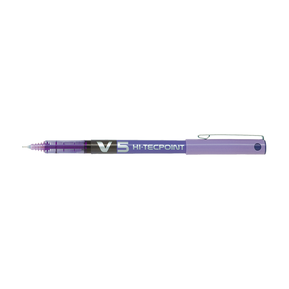 PILOT ΣΤΥΛΟ ΥΓΡΗΣ ΜΕΛΑΝΗΣ V5 HI-TECPOINT 0.5mm ΜΩΒ  (Το προιόν πωλείται σε μεμονωμένα τεμάχια του ενός)