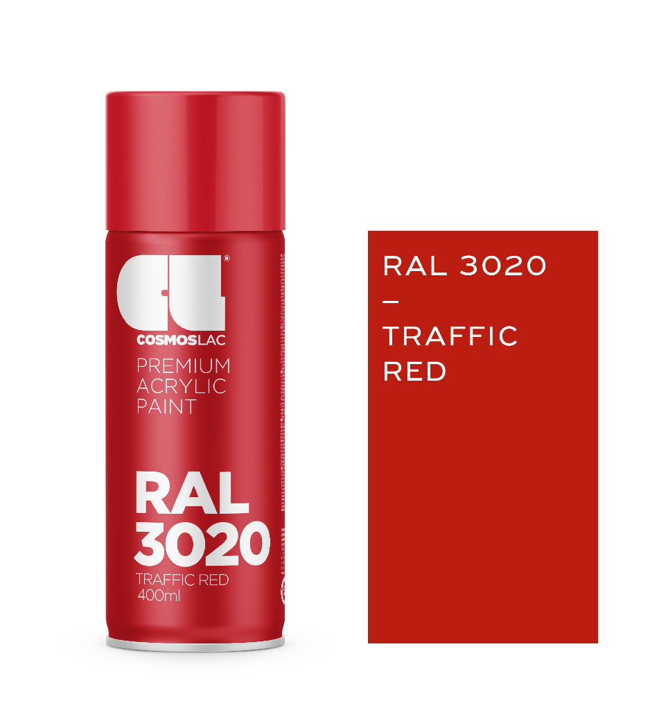 ΣΠΡΕΙ ΧΡΩΜΑΤΟΣ 3020 TRAFFIC RED 400ml