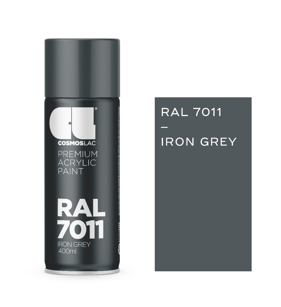 SPRAY COSMOS RAL 7011 IRON GREY N305