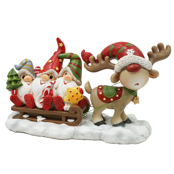 ΑΓΙΟΣ ΒΑΣΙΛΗΣ ΚΑΙ ΝΑΝΟΙ ΣΕ ΕΛΚΗΘΡΟ 20X8.5X11.5CM