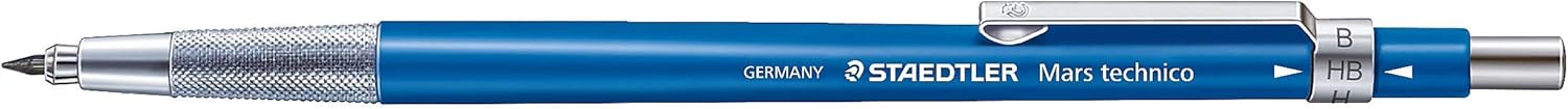 Μολύβι STAEDTLER 780 C PR5 Mars Technico Leadholder με ενσωματωμένη ξύστρα - HB, πλάτος γραμμής 2 mm (Συσκευασία 6 τεμαχίων)