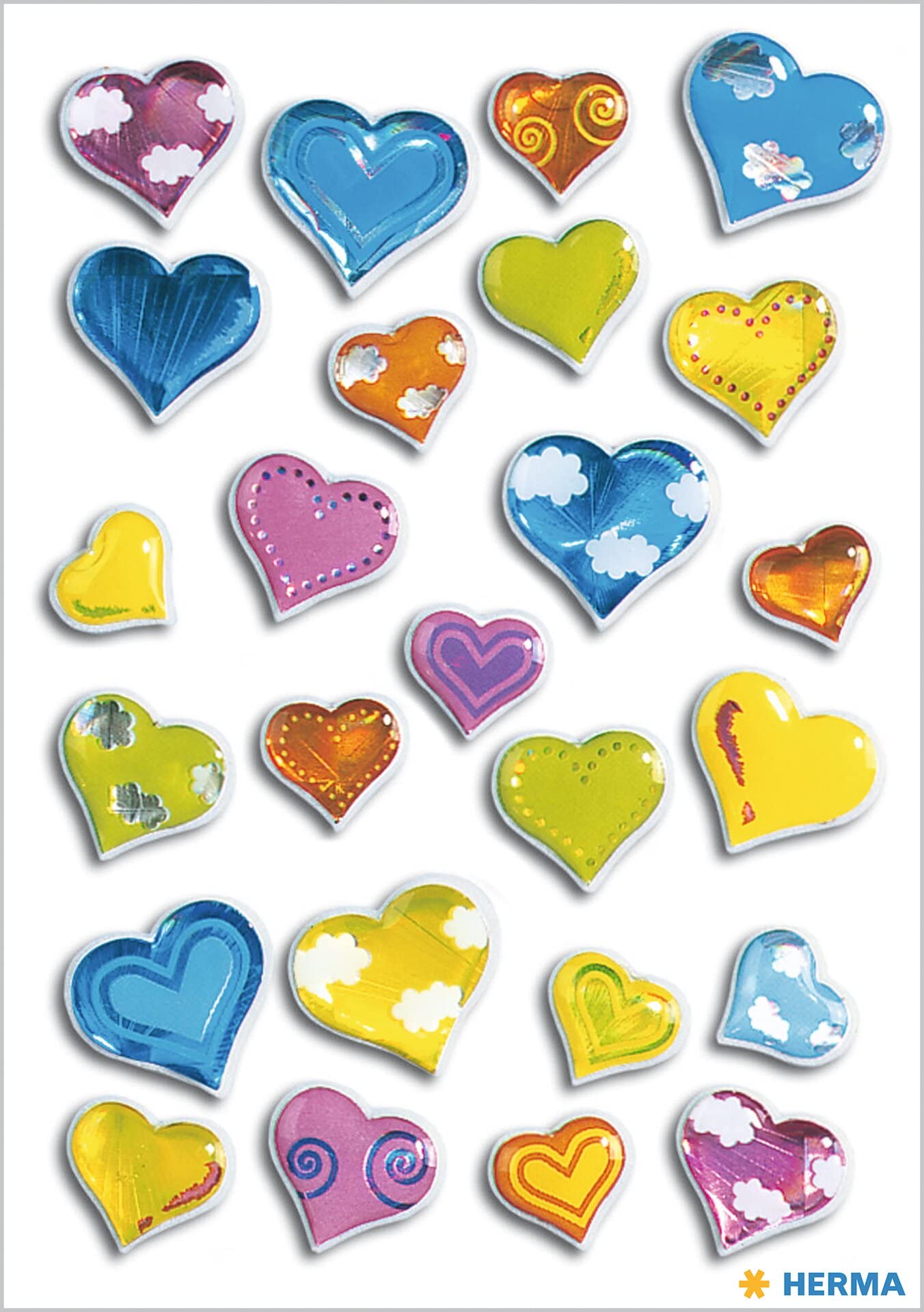 HERMA ΑΥΤΟΚΟΛΛΗΤΑ DECOR ΚΑΡΔΙΕΣ