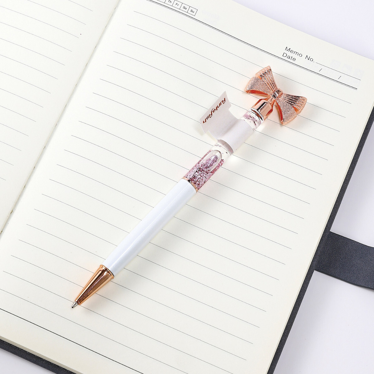 FUNKY FISH PEN CHERRY BLOSSOM BOW WHITE