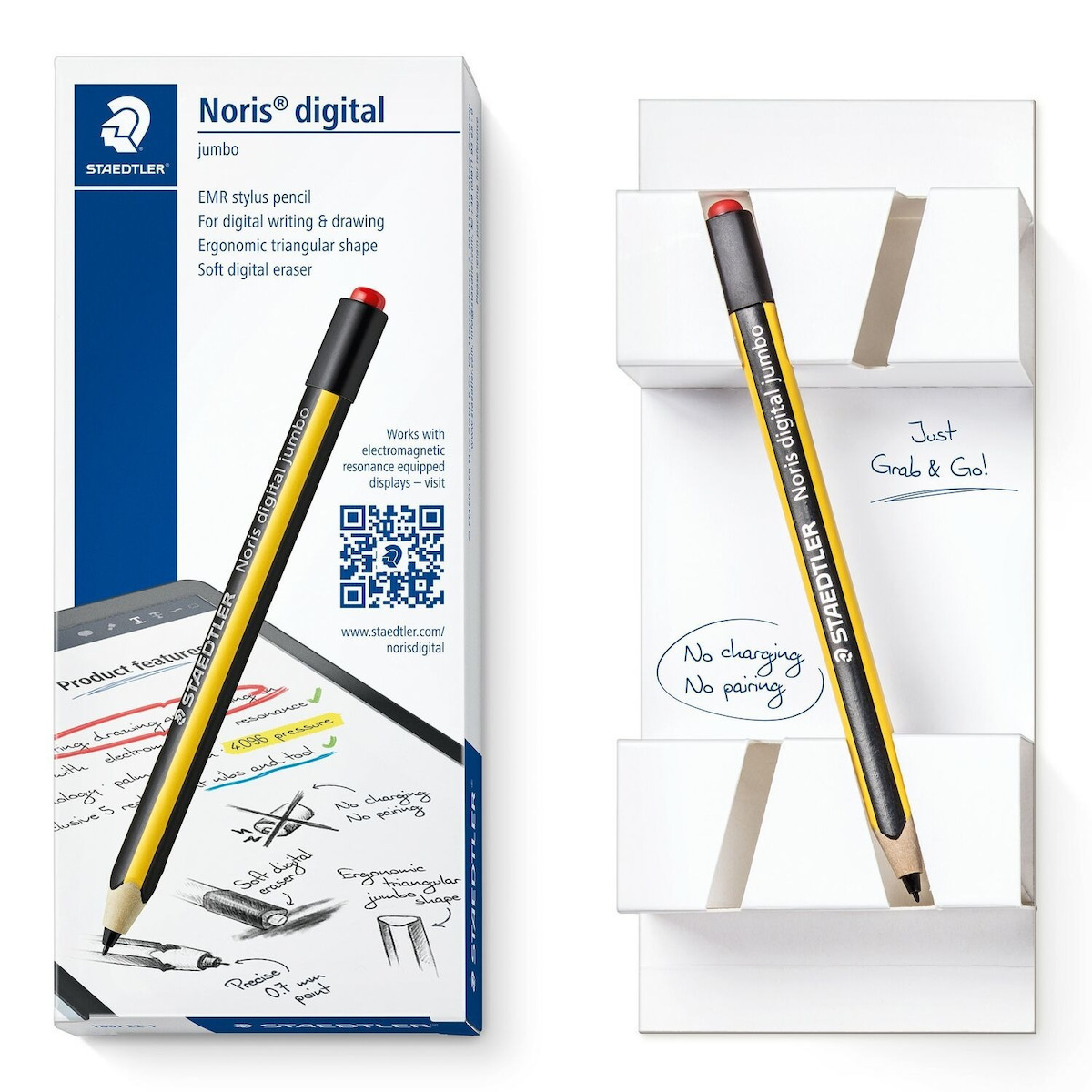 STAEDTLER  ΨΗΦΙΑΚΗ ΓΡΑΦΙΔΑ Noris ® digital jumbo 180J 22