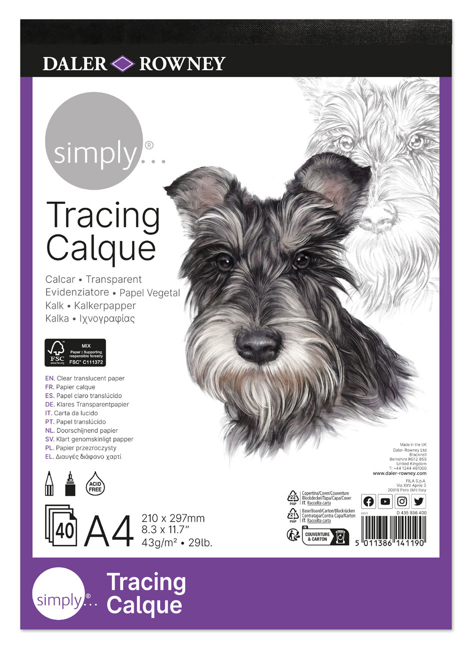 Simply Tracing Pad A4 143gr 40 Φύλλα
