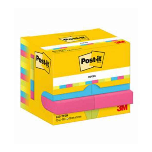 POST-IT ΧΑΡΤΑΚΙΑ 3Μ 653 TFEN ENERGETIC COlOUR 51x38(100φ) (Το προιόν πωλείται σε μεμονωμένα τεμάχια του ενός)
