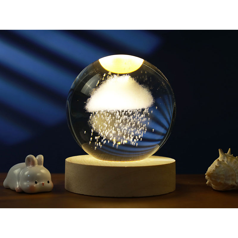 ΛΑΜΠΑ i-TOTAL XL2717A CRYSTAL BALL RAINY MEDIUM 8cm
