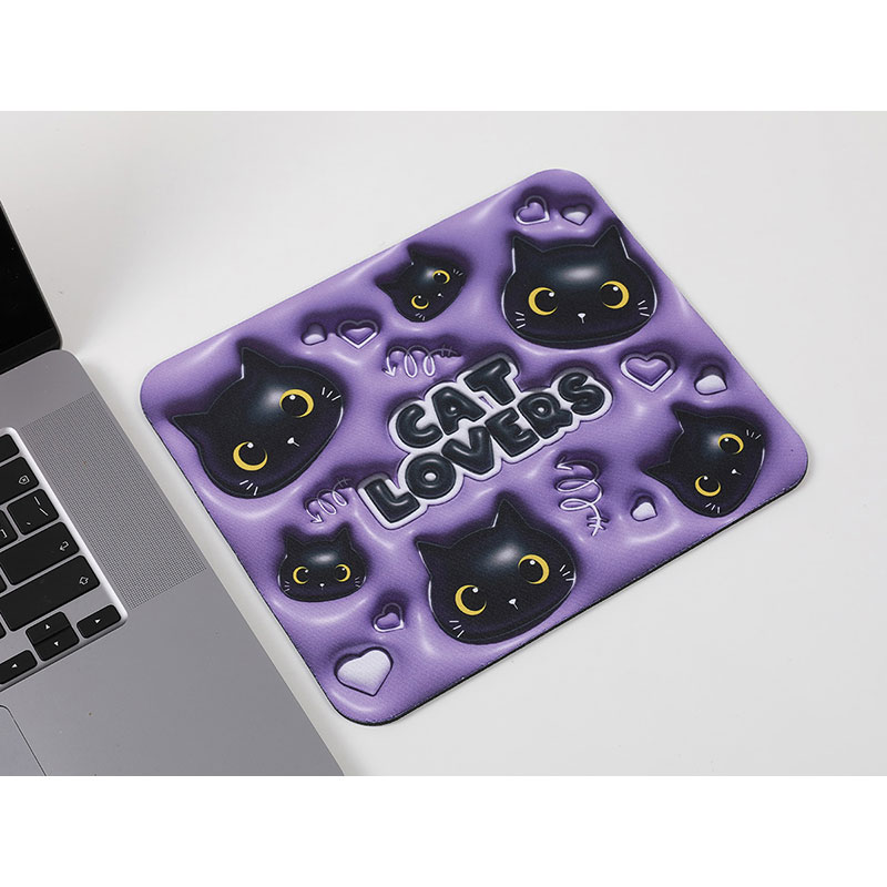 MOUSE PAD i-TOTAL XL2552B BLACK CAT 3D 24x20
