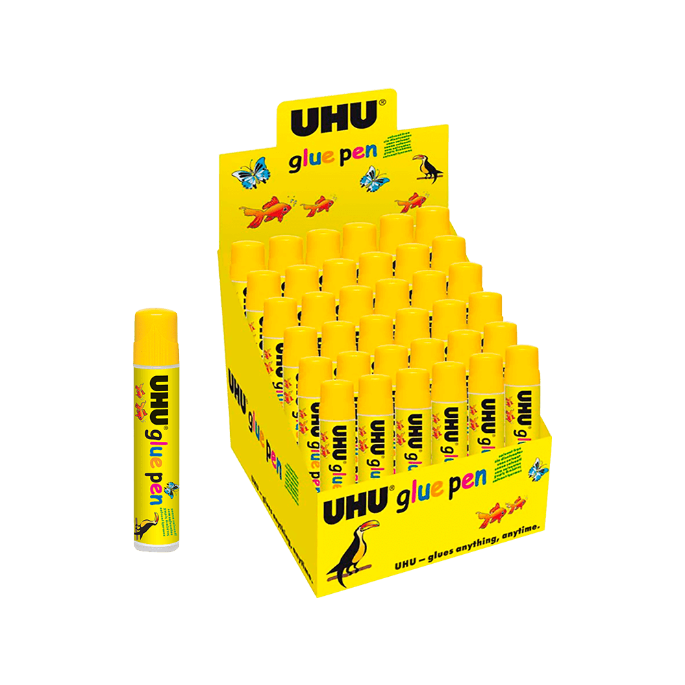 UHU ΒΙΤΡΙΝΑ ΓΕΜΑΤΗ ΣΤΥΛΟΚΟΛΛΑ GLUE PEN 50ml 36 ΤΕΜΑΧΙΑ (Το προιόν πωλείται σε μεμονωμένα τεμάχια του ενός)
