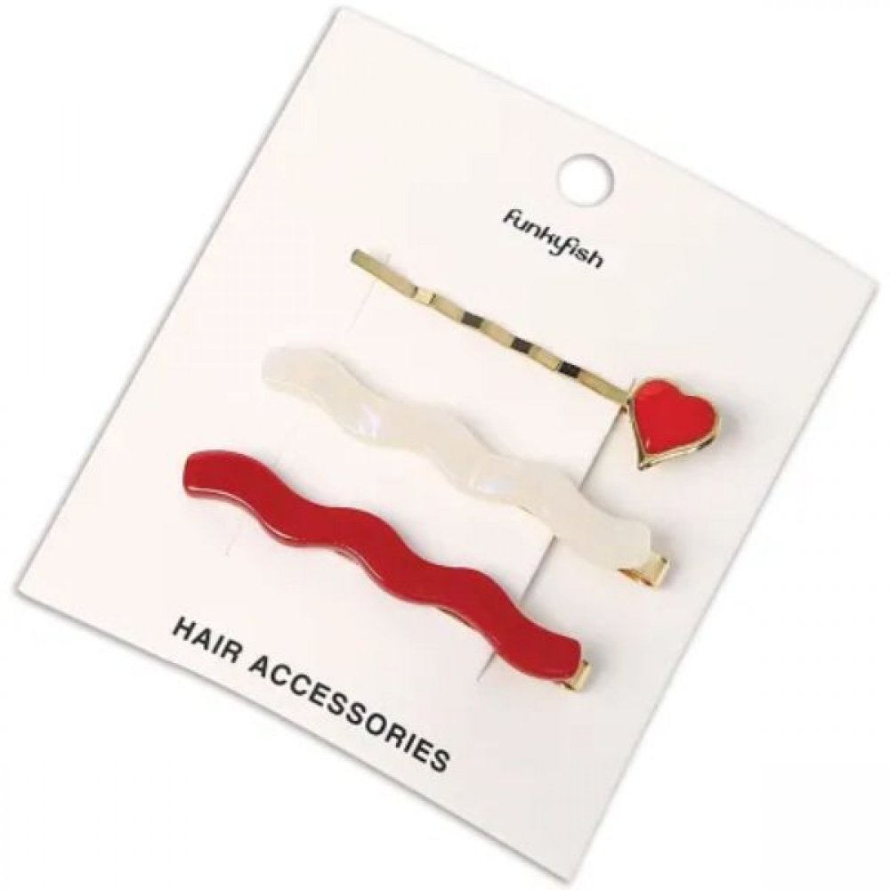 FUNKY FISH ΤΣΙΜΠΙΔΑΚΙΑ ΜΑΛΛΙΩΝ 3ΤΕΜ CHERRY BLOSSOM