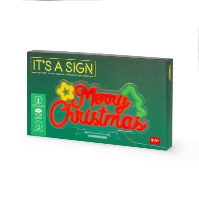 Φωτιστικό Neon-Effect LED It's A Sign - Merry Christmas
