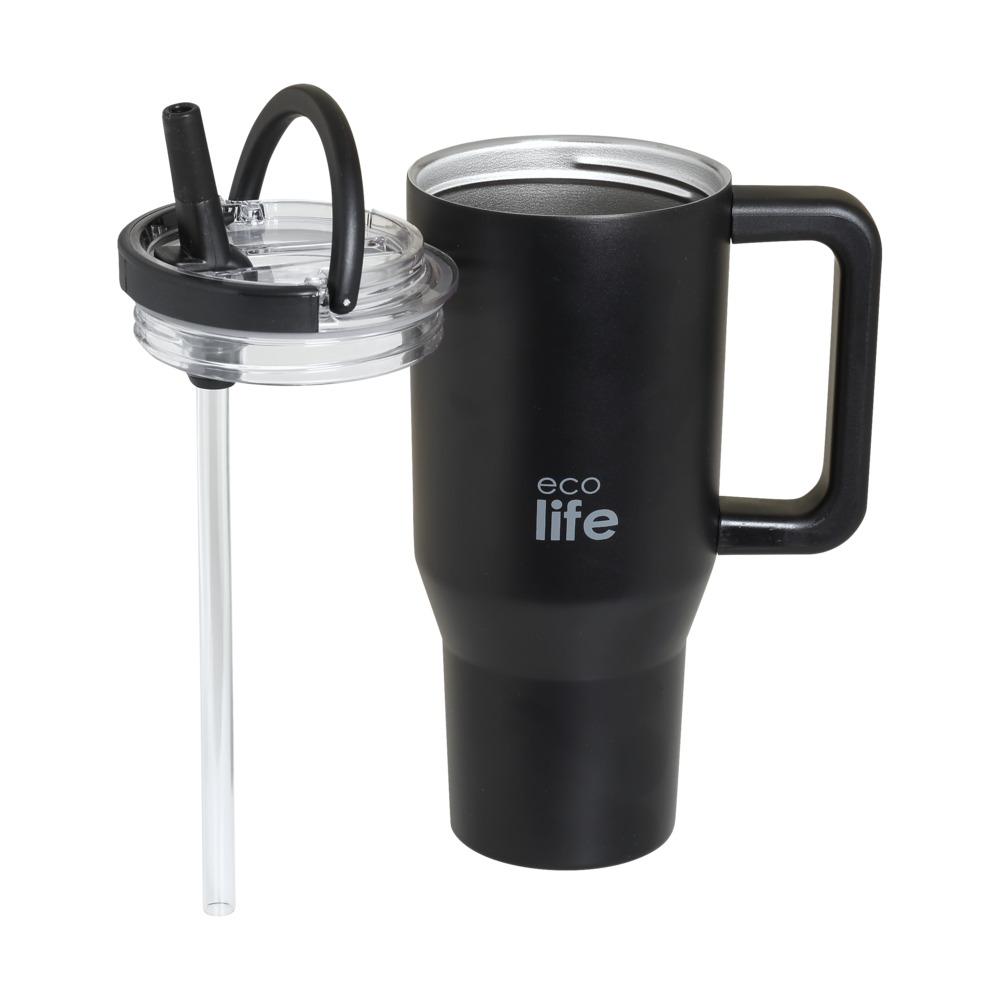ECOLIFE Rich Black 900ml (2Handles Lid)