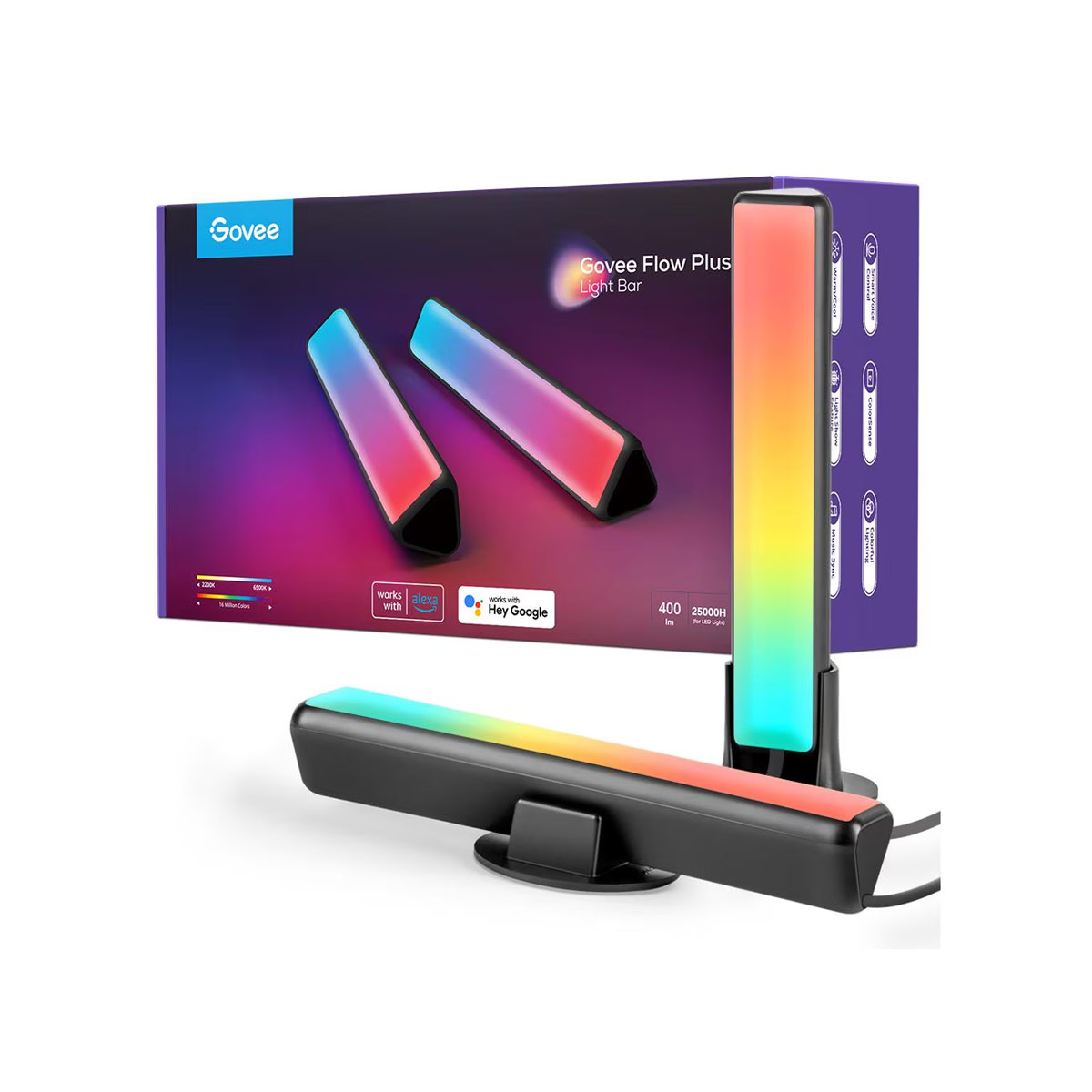 Govee RGBICWW WiFi + Bluetooth Flow Plus Light Bars