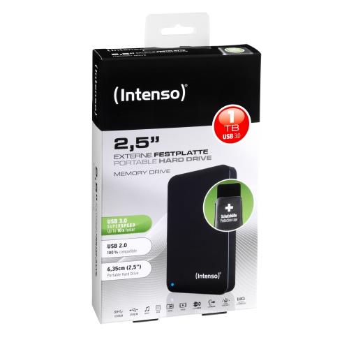 Portable HDD Intenso 1TB 3.0  2.5" Black Memory Drive
