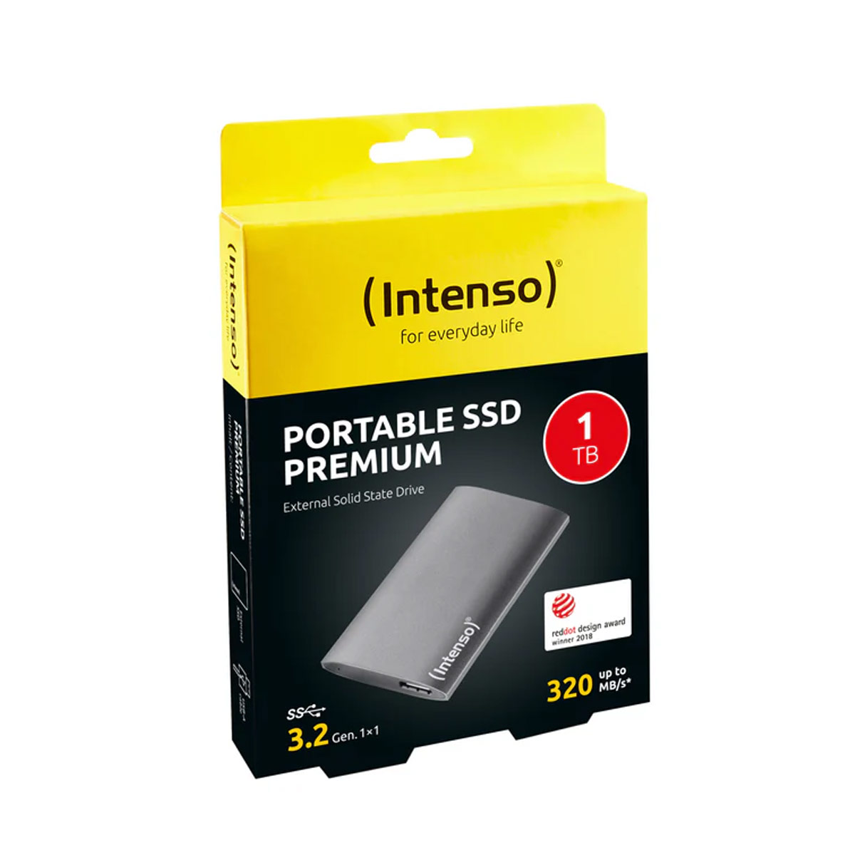 Intenso Premium Edition USB 3.2 Εξωτερικός SSD 1TB 1.8" Ανθρακί - 3823460