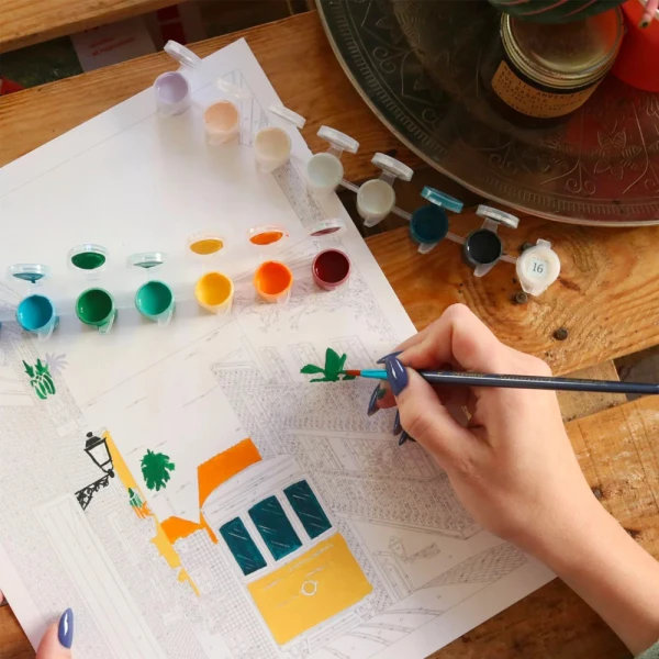 PETIT PINCEAU ΖΩΓΡΑΦΙΚΗ ΜΕ ΑΡΙΘΜΟΥΣ - LISBON TRAM