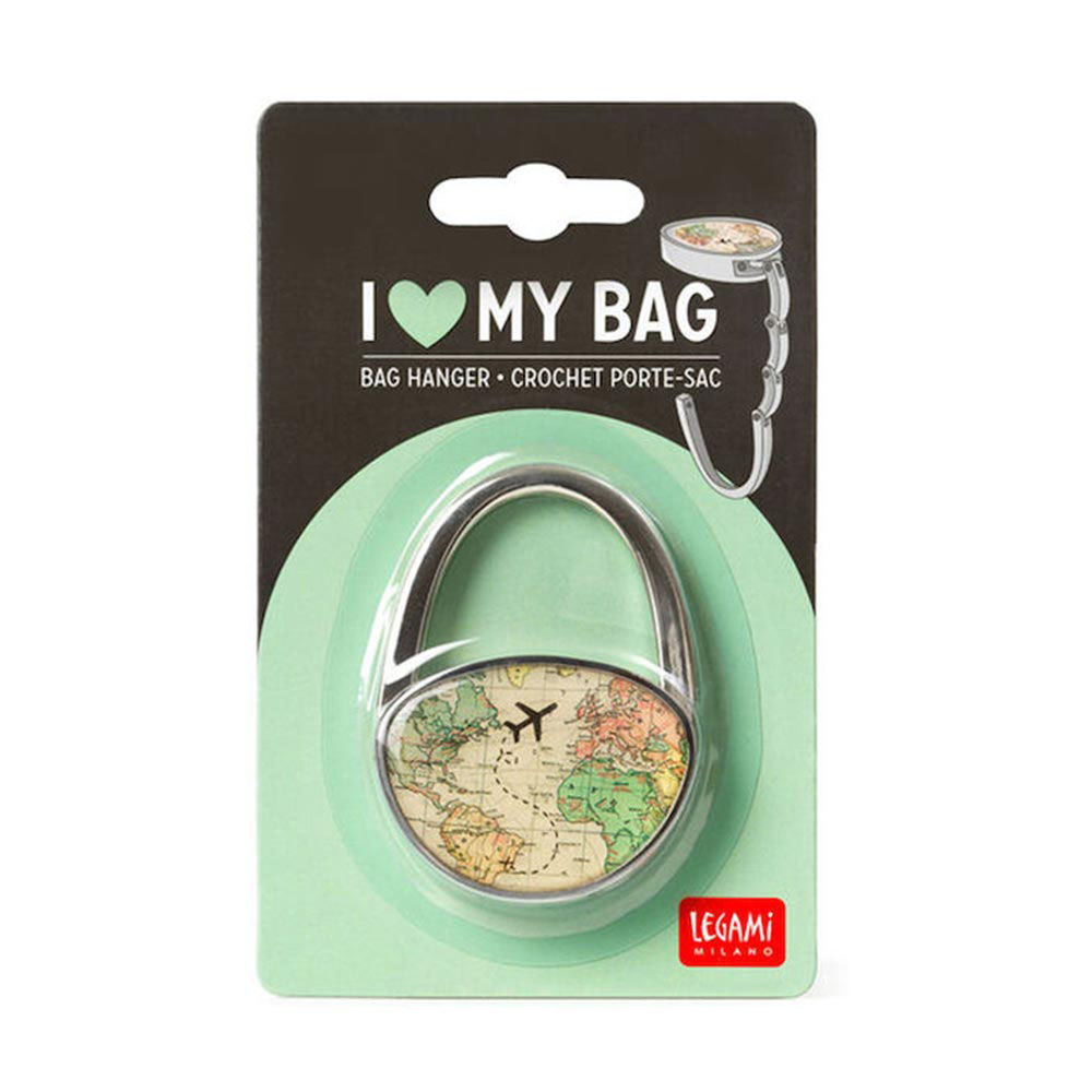 Γάντζος τσάντας I love my Bag - Travel HANG0001 Legami