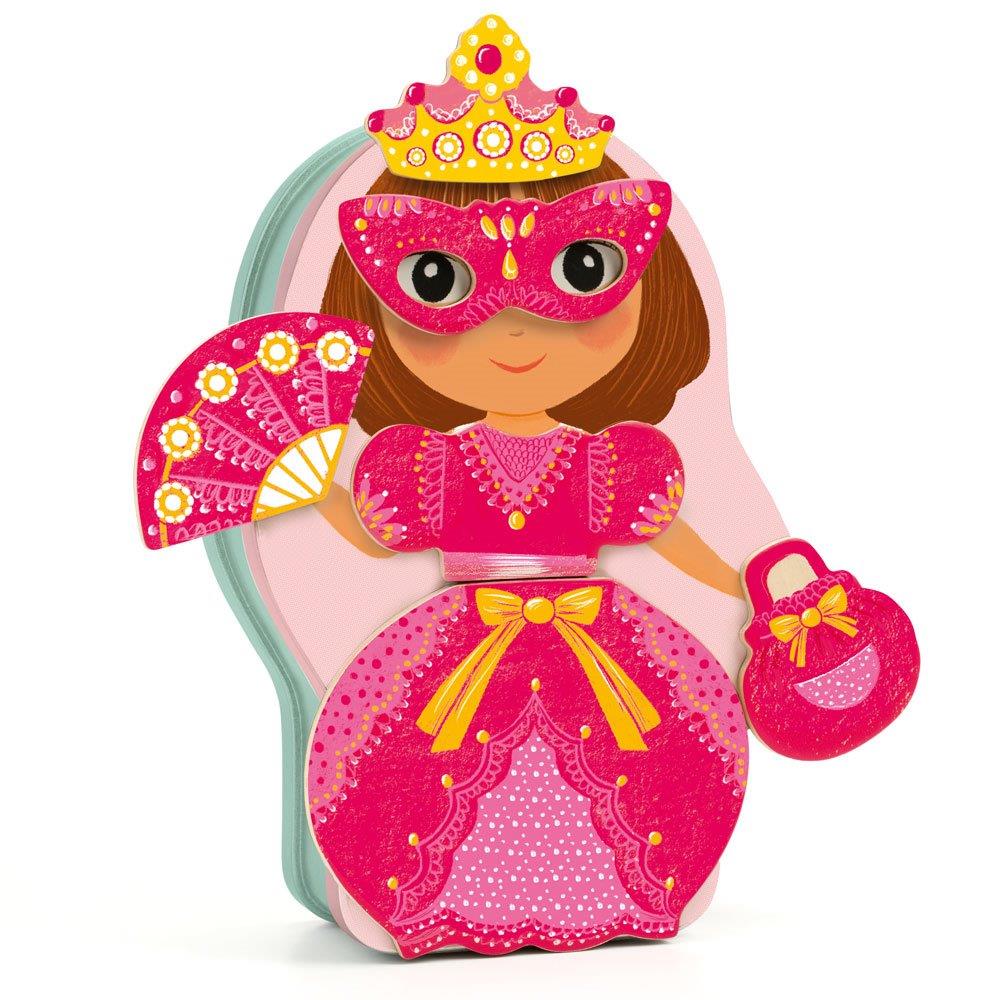 Djeco Μαγνητικό παιχνίδι σύνθεσης με ξύλινα μαγνητάκια Νεράιδα - Πρ?