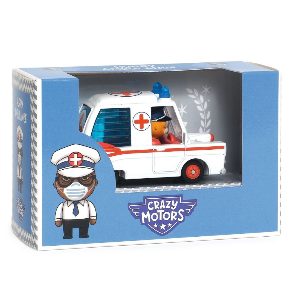 Djeco Αυτοκίνητο με φιγούρα Hurry ambulance