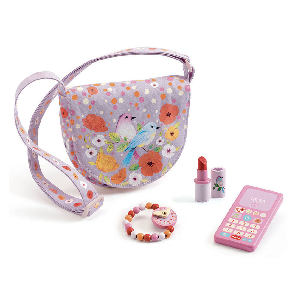 Djeco παιχνίδι ρόλων τσάντα με αξεσουάρ `Πουλάκια`