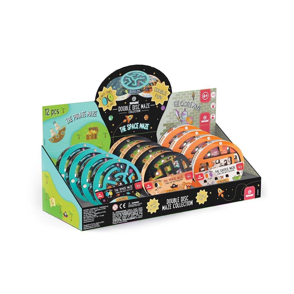 Svoora Πλήρες Ντισπλέι Διπλής Όψης Ξύλινος Λαβύρινθος (Κάστρο, Διάστ